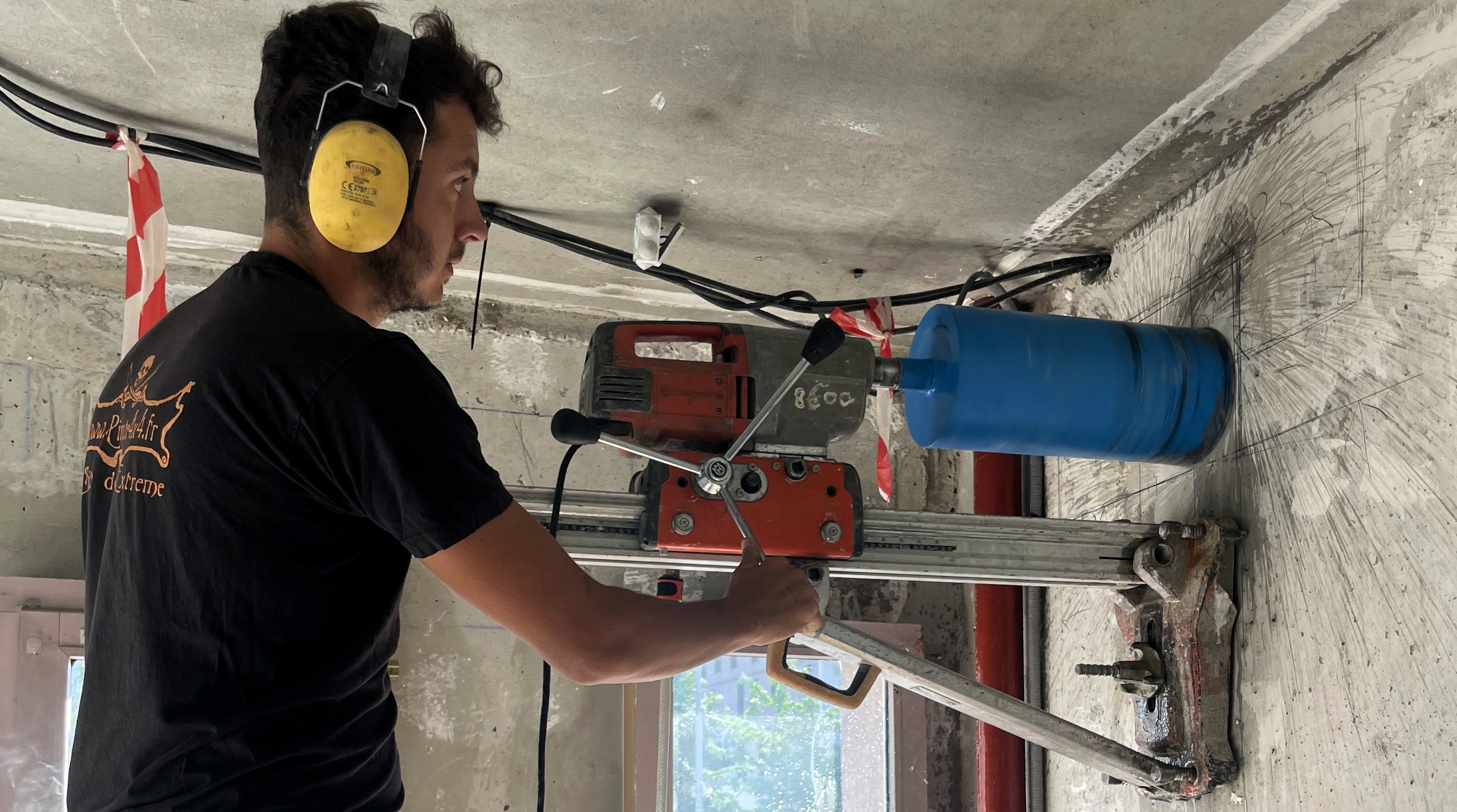 Scie Mural, Carotteuse